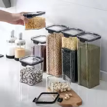 Recipientes Herméticos Apilables para Alimentos